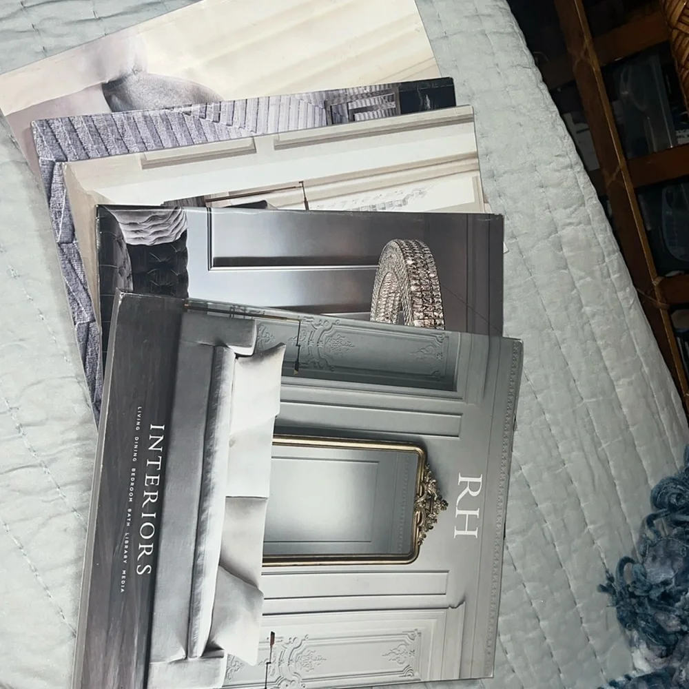 Restoration Hardware (5) Catalogs 2015 Coffee Table